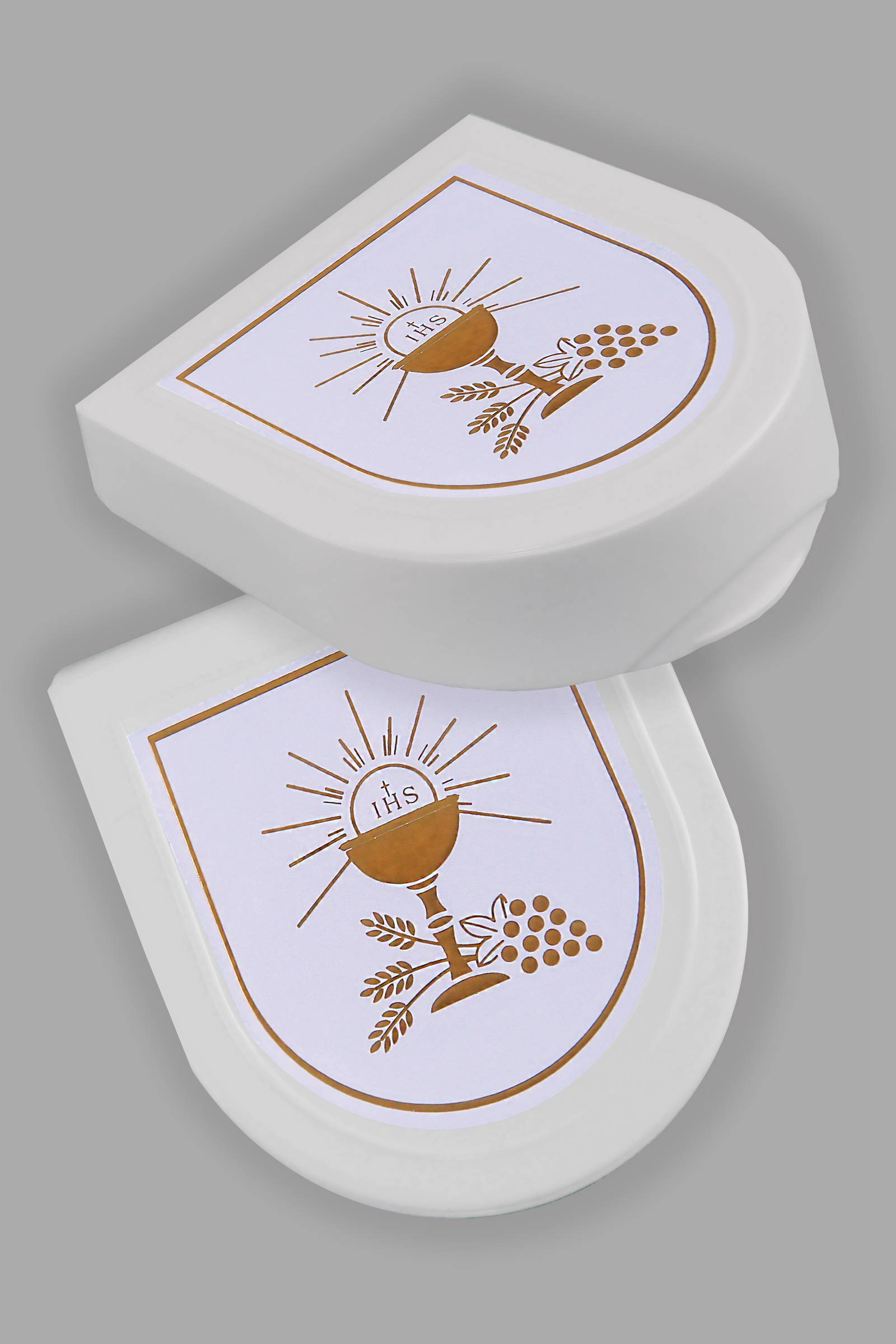 Pudełko komunijne na różaniec podkowa UK-PP/b - obraz 0