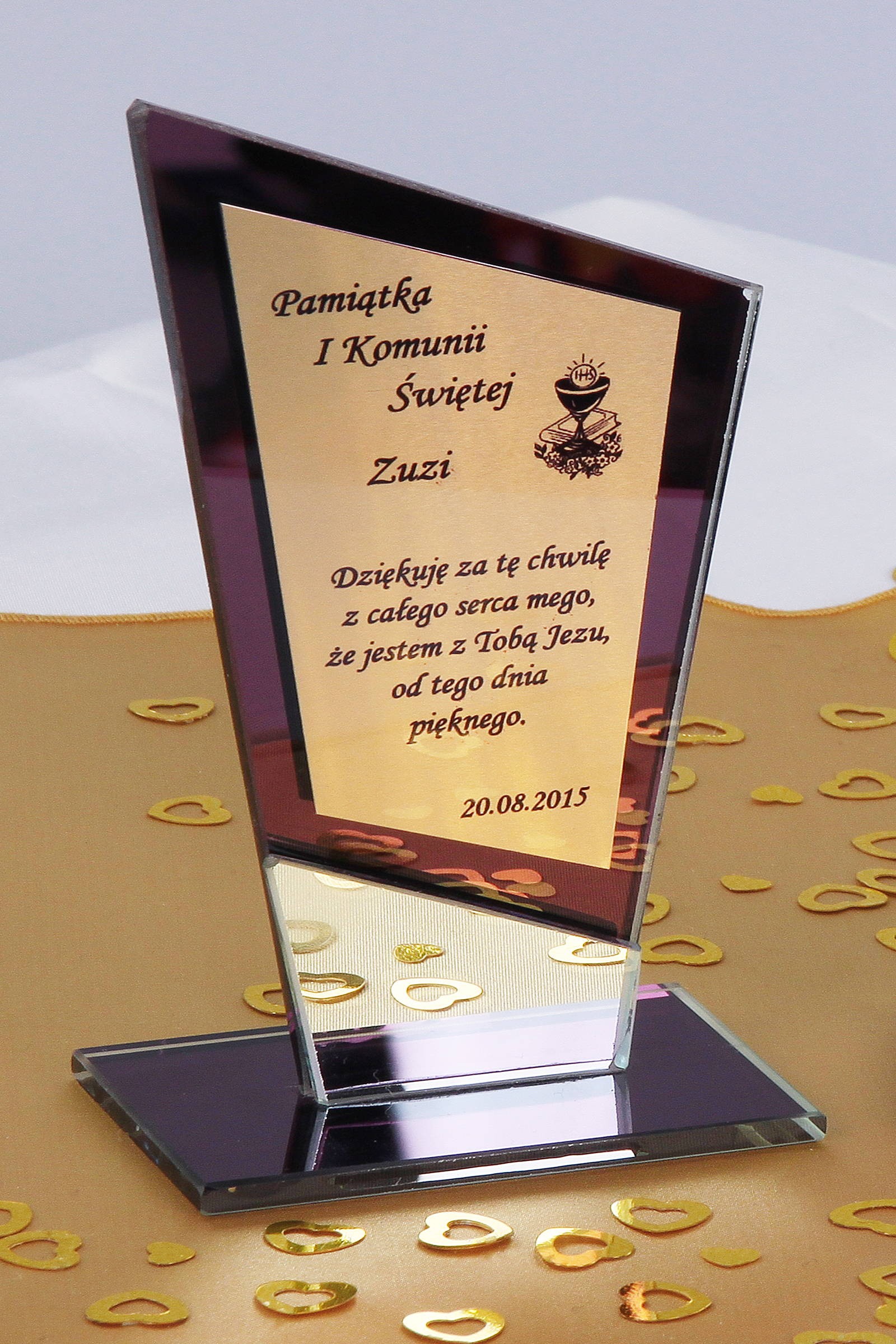 Pamiątka komunijna - Statuetka złota nr1 - obraz 0