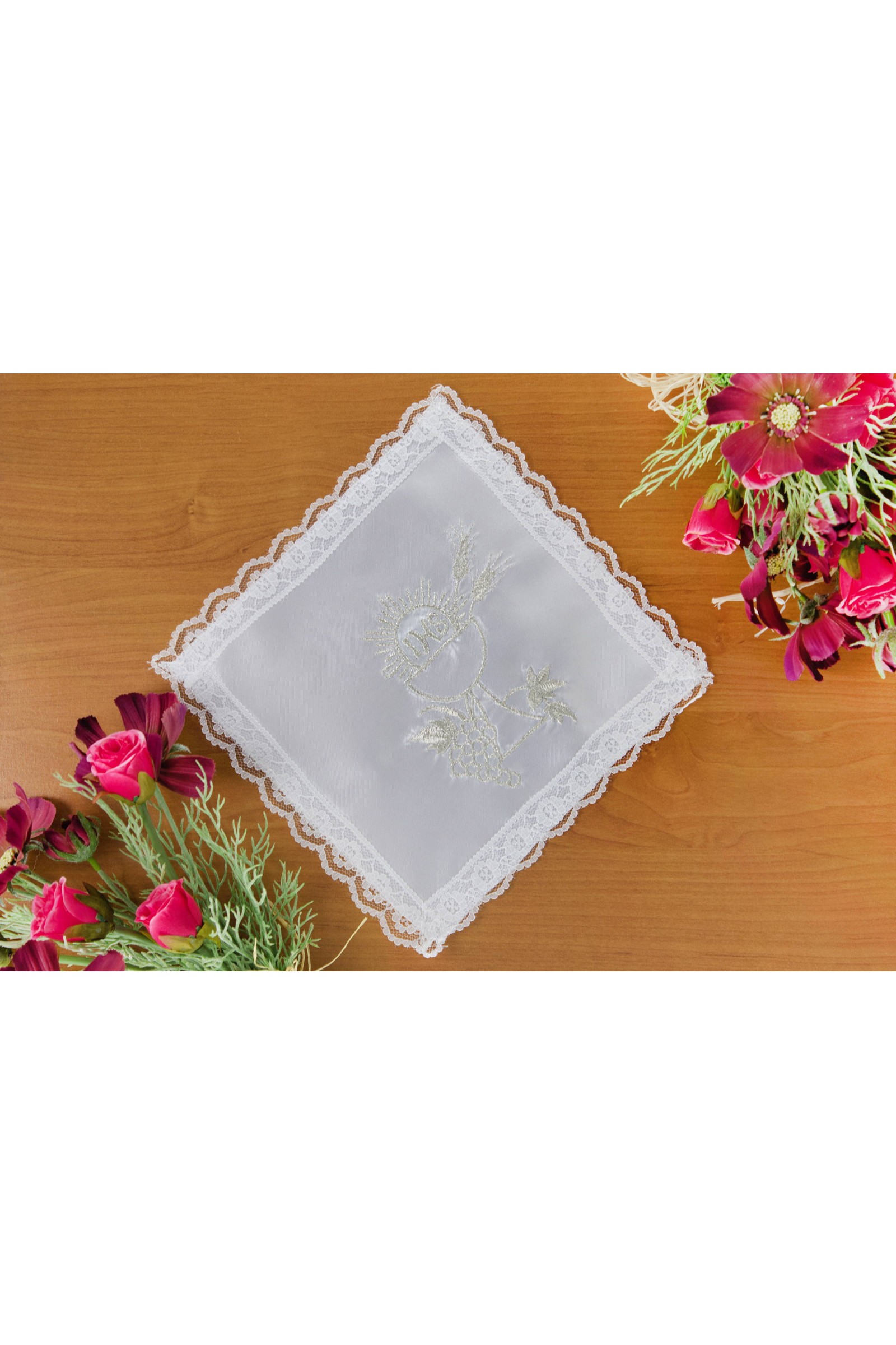 Chusteczka komunijna haftowana UK-CH11 - obraz 1