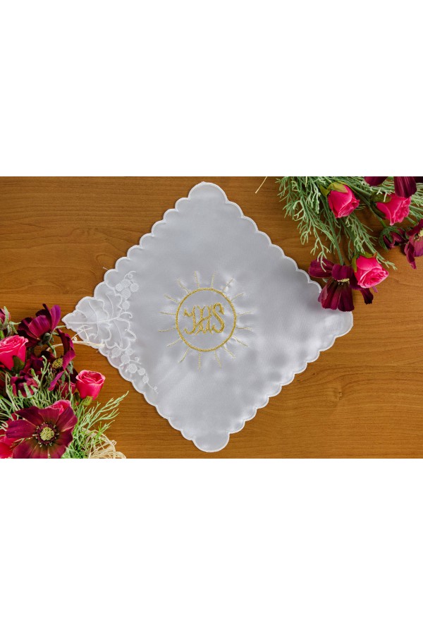 Chusteczka komunijna haftowana UK-CH5 - obraz 1