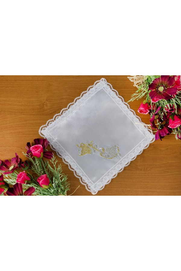 Chusteczka komunijna haftowana UK-CH10 - obraz 1