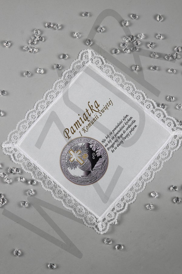 Chusteczka komunijna z grafiką UK-CHG 1 - obraz 0