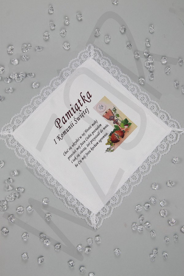 Chusteczka komunijna z grafiką UK-CHG 5 - obraz 1