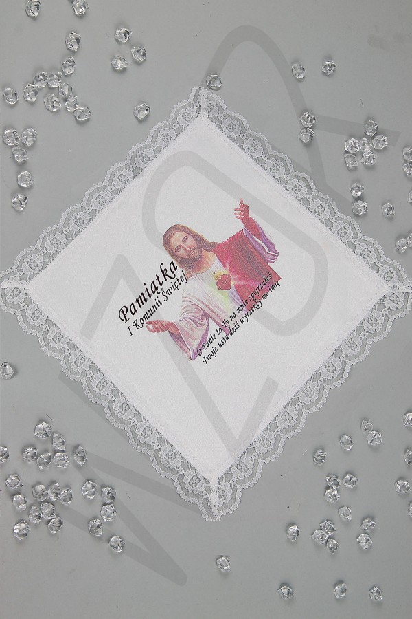 Chusteczka komunijna z grafiką UK-CHG 8 - obraz 1