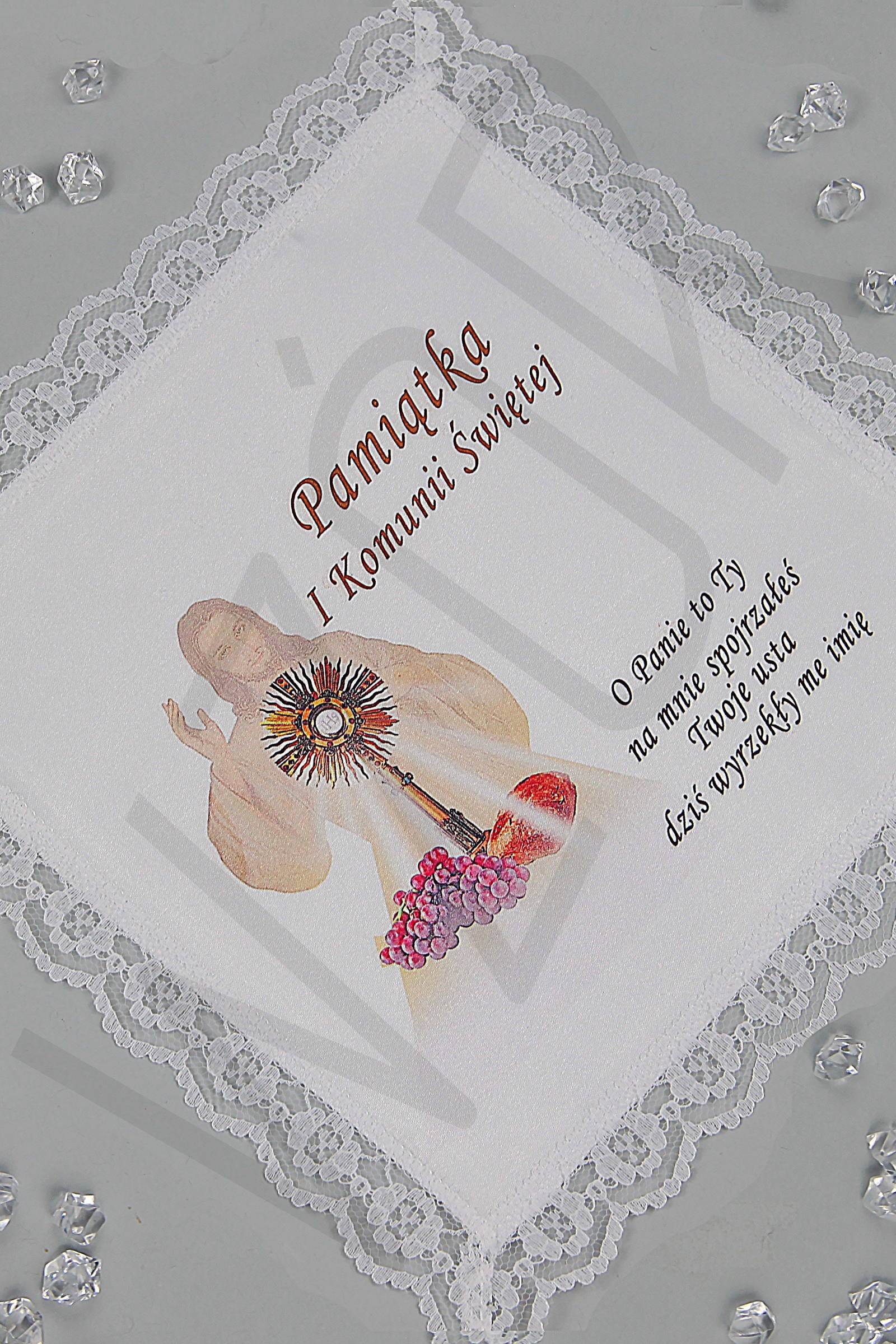 Chusteczka komunijna z grafiką UK-CHG 7 - obraz 0