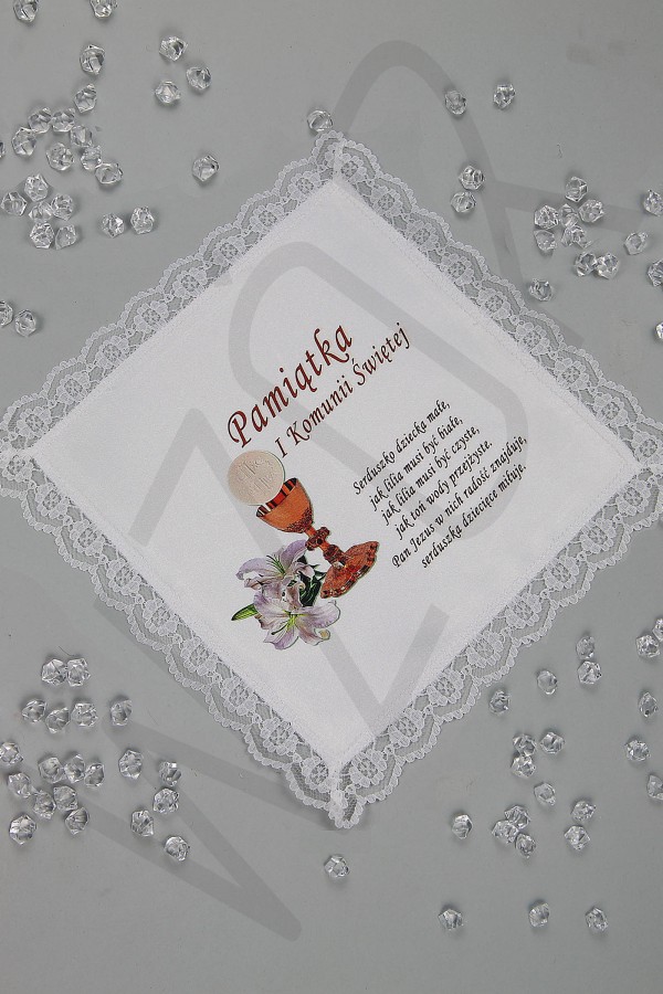 Chusteczka komunijna z grafiką UK-CHG 6 - obraz 1