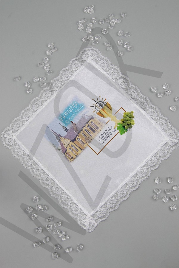 Chusteczka komunijna z grafiką UK-CHG 11 - obraz 1