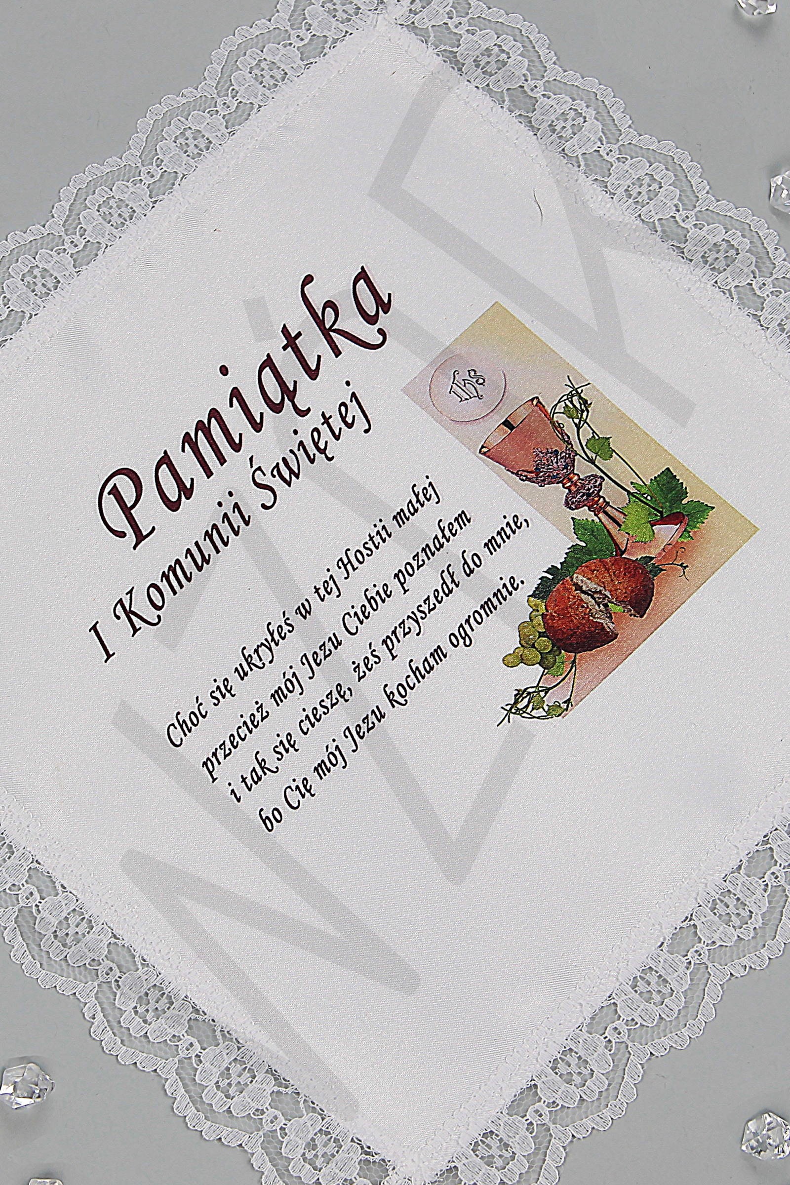 Chusteczka komunijna z grafiką UK-CHG 5 - obraz 0