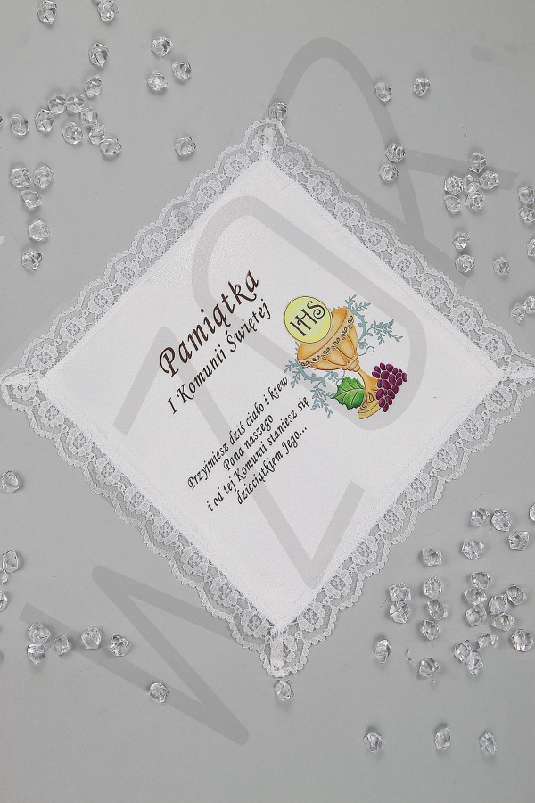 Chusteczka komunijna z grafiką UK-CHG 2 - obraz 1