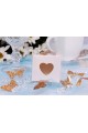 Komunijne ozdoby stołu - confetti złote motyle - obraz 4
