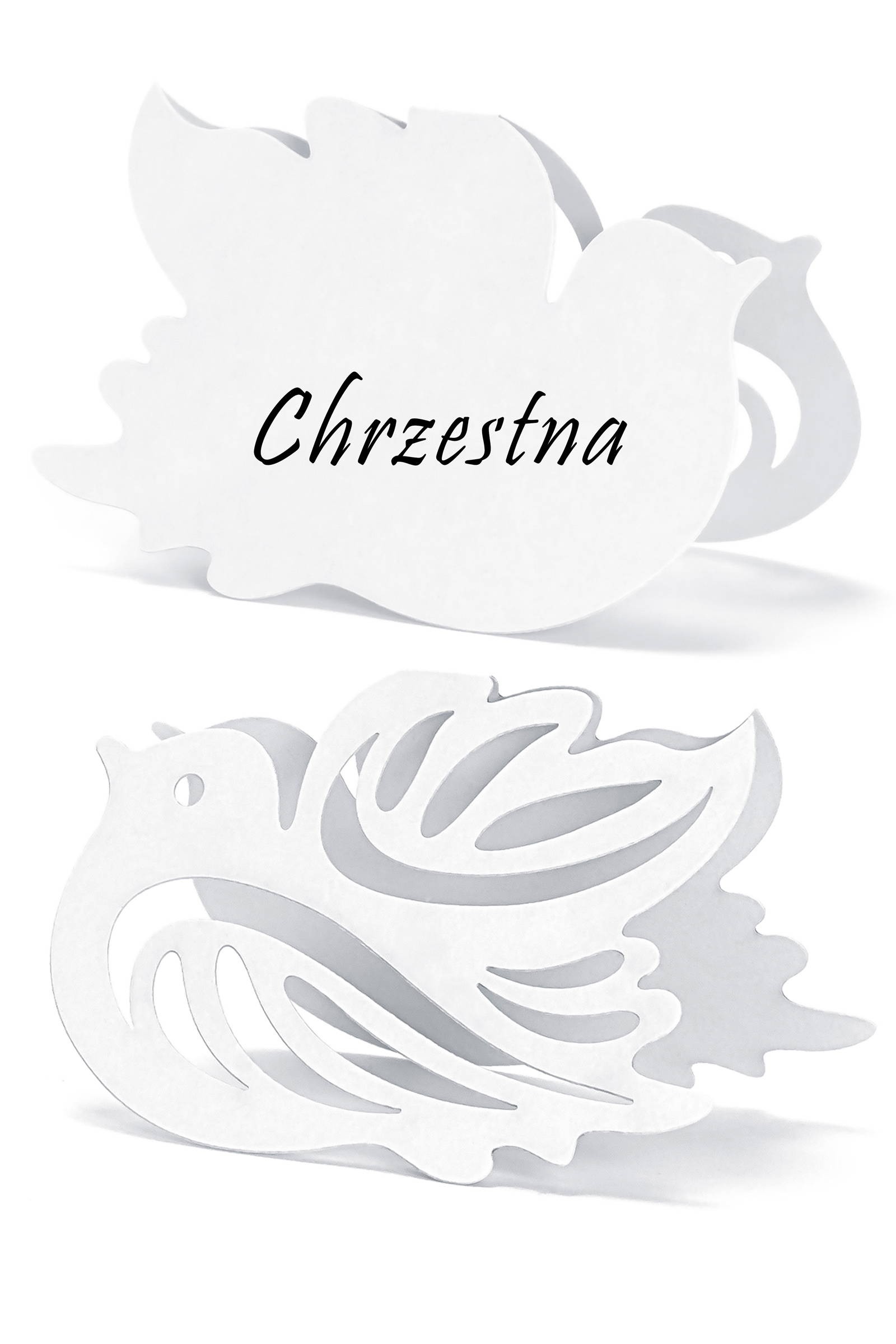 Winietki komunijne - gołąbek - obraz 1