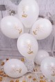 Komunijne balony - białe - obraz 0