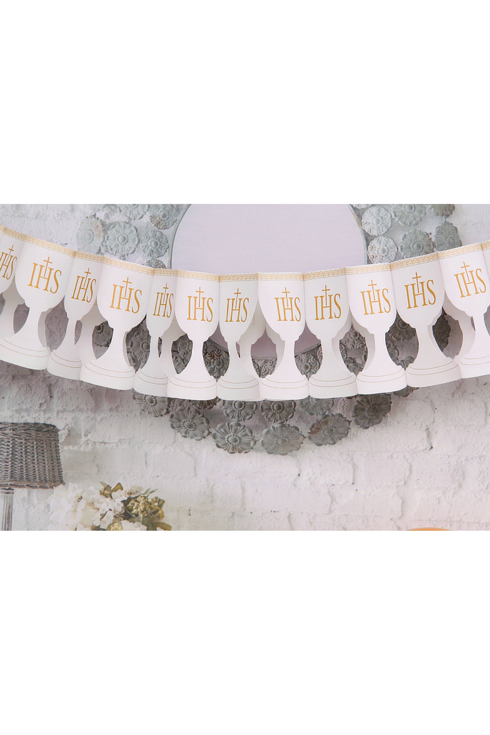 Komunijny baner - biały - obraz 2