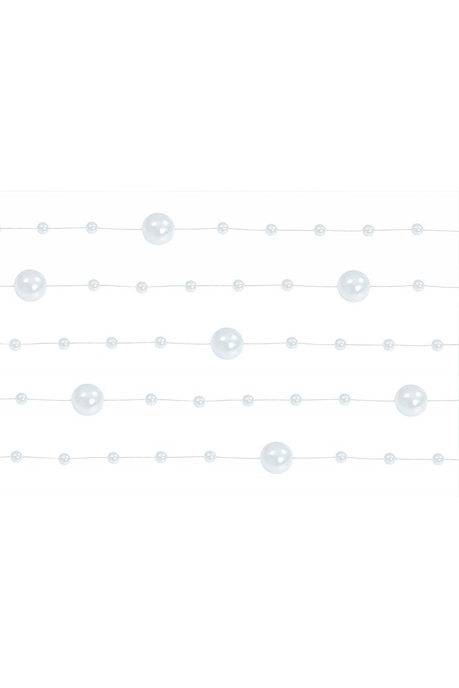 Biała perełka w girlandzie komunijnej - obraz 4
