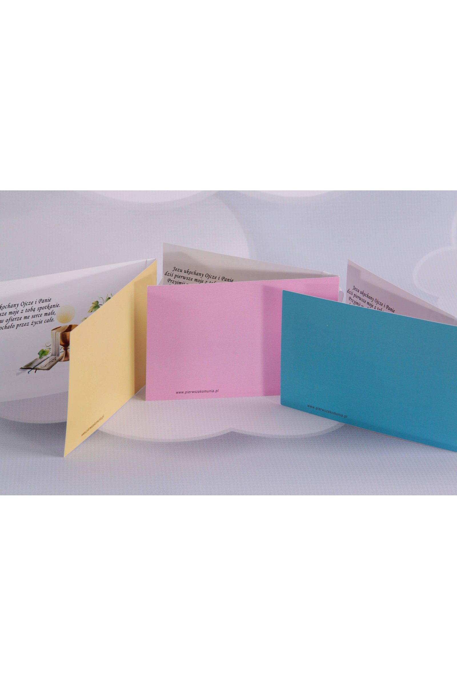 Personalizowane zaproszenia komunijne popularne - Ornament 1 (a,b,c) - obraz 2