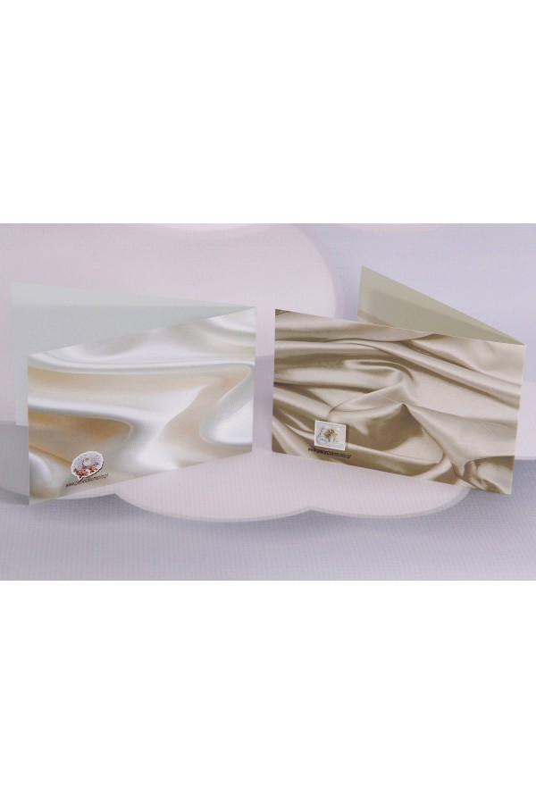 Personalizowane zaproszenia komunijne popularne - Satyna 1 (b,d) - obraz 2