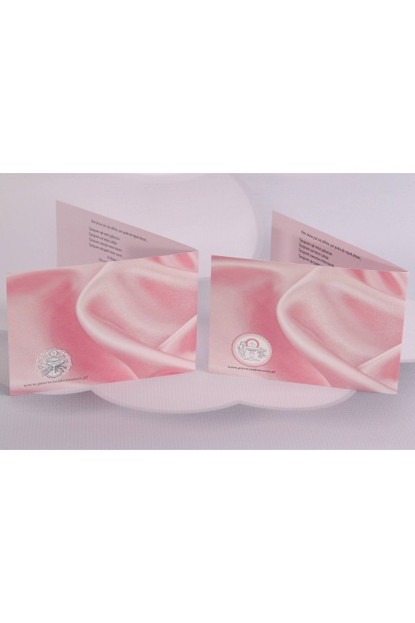 Personalizowane zaproszenia komunijne popularne - Satyna 3 (c,d) - obraz 2