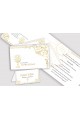Personalizowane zaproszenia komunijne i winietki - Royal Gold - obraz 0
