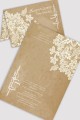 Personalizowane zaproszenia komunijne z zestawów - Pergaminowy motylek - obraz 0
