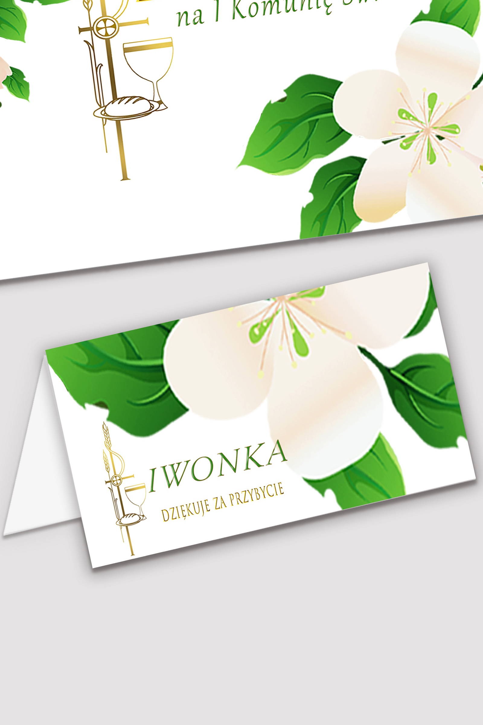 Personalizowane winietki komunijne - Świeżość poranka - obraz 0