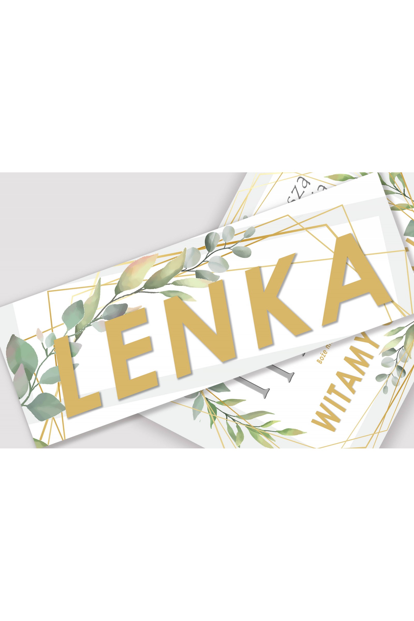 Personalizowany plakat komunijny z imieniem - Zamglony poranek - obraz 1