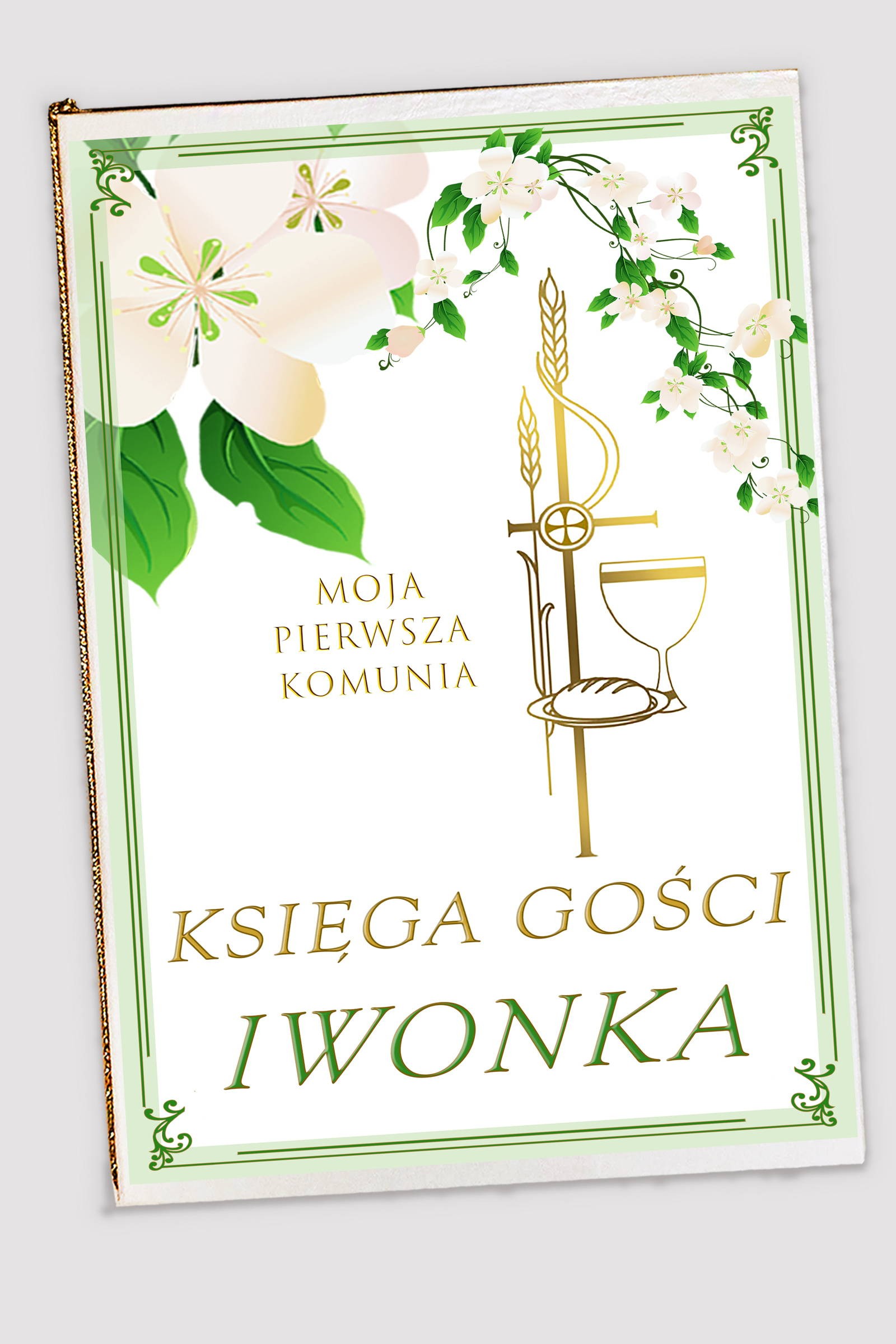 Personalizowana księga pamiątkowa komunijna - Świeżość poranka - obraz 0