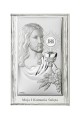 Obrazek na pamiątkę I Komunii Św. z Jezusem i Hostią na białym drewienku - obraz 0