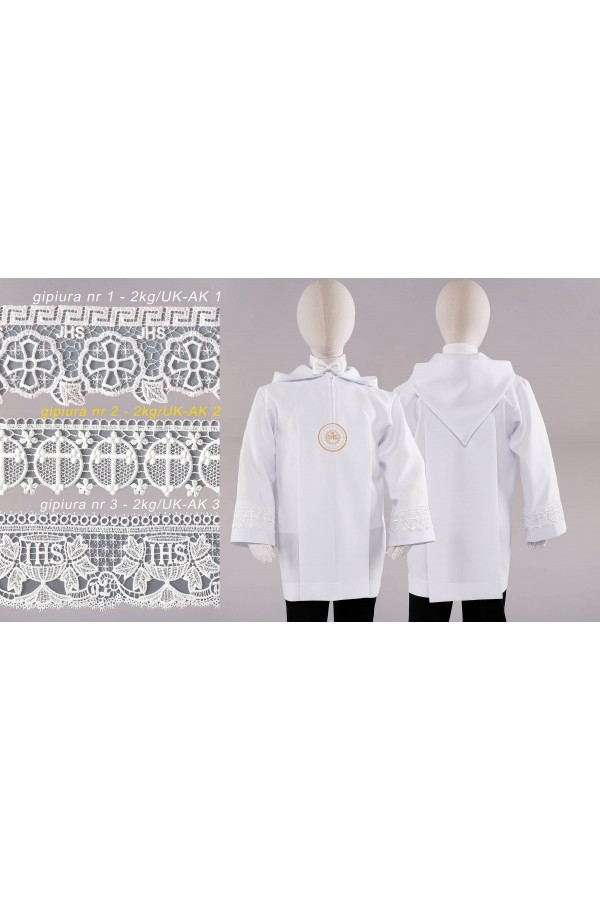 Alba komunijna z gipiurą 2kg/UK-AK2 - obraz 4