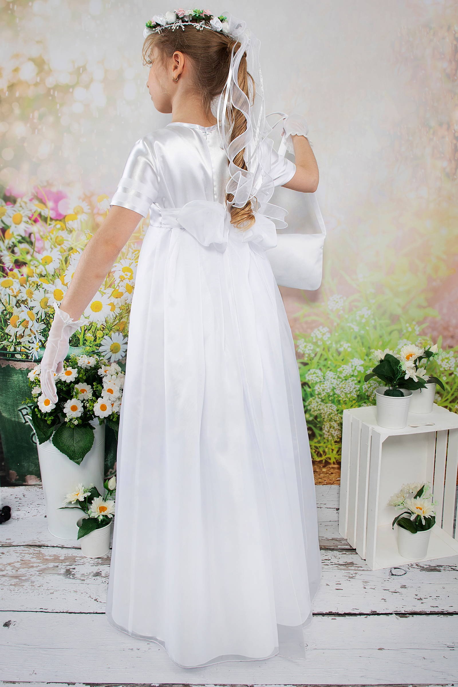 Sukienka komunijna - Józefinka 11/UK-SK - obraz 9