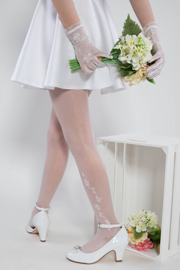 Eleganckie rajstopy komunijne - Alicja mot. 2 - obraz 6