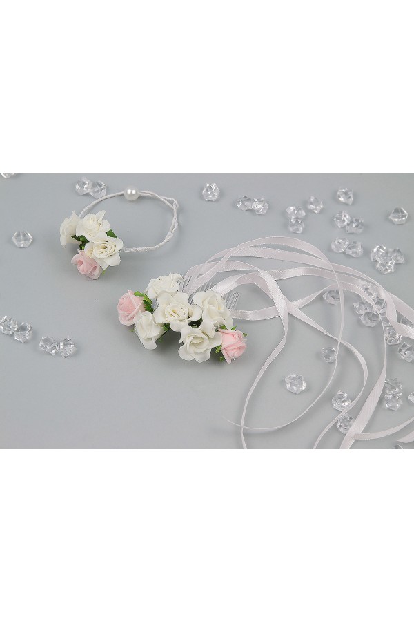 Grzebyk komunijny z bransoletką jak żywy UK-GPŻ14 - obraz 3