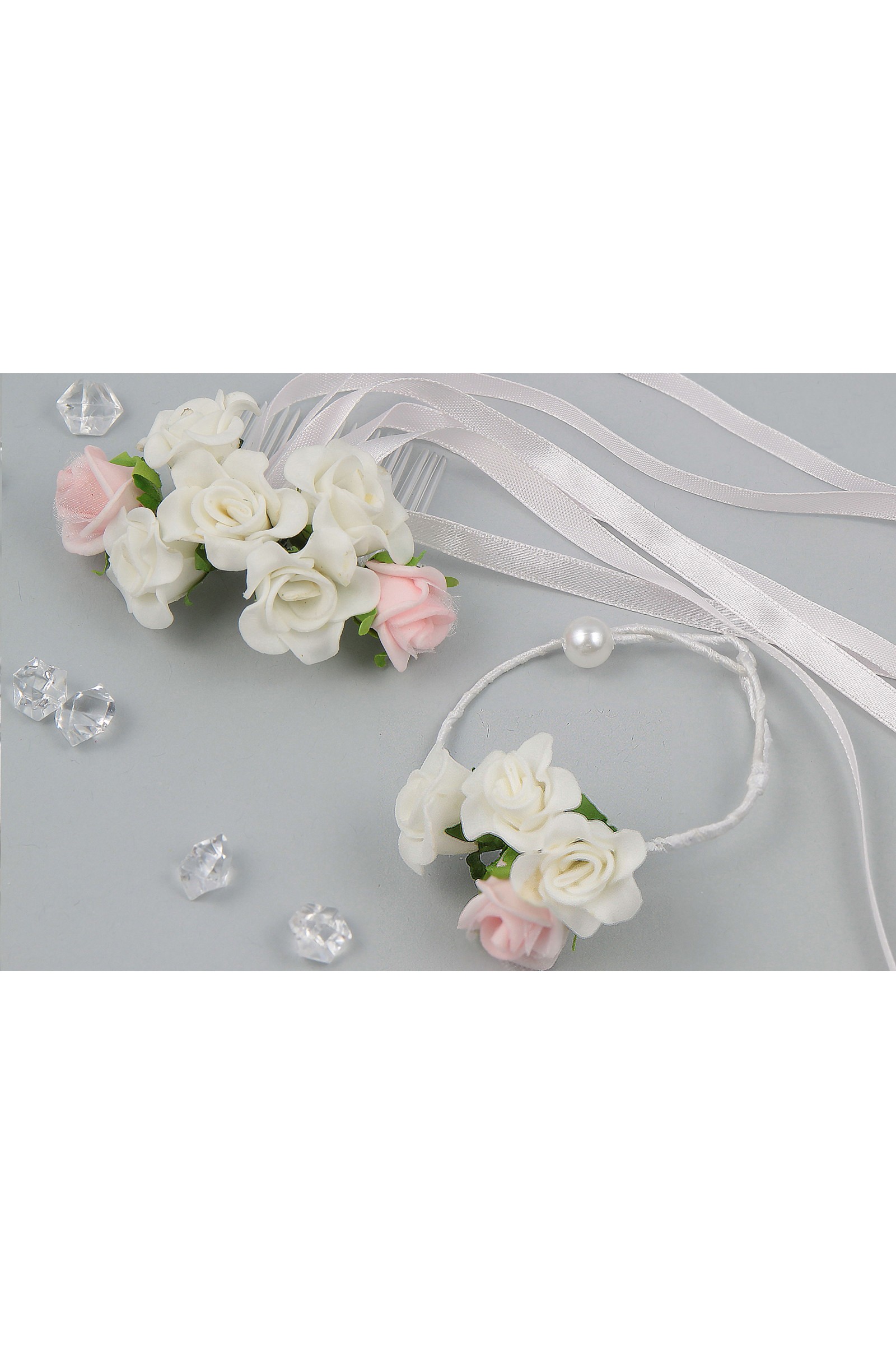 Grzebyk komunijny z bransoletką jak żywy UK-GPŻ14 - obraz 2