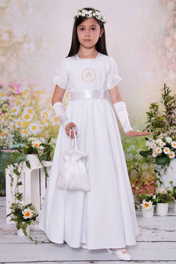 Sukienka komunijna klasyczna 2/UK-SK - obraz 2