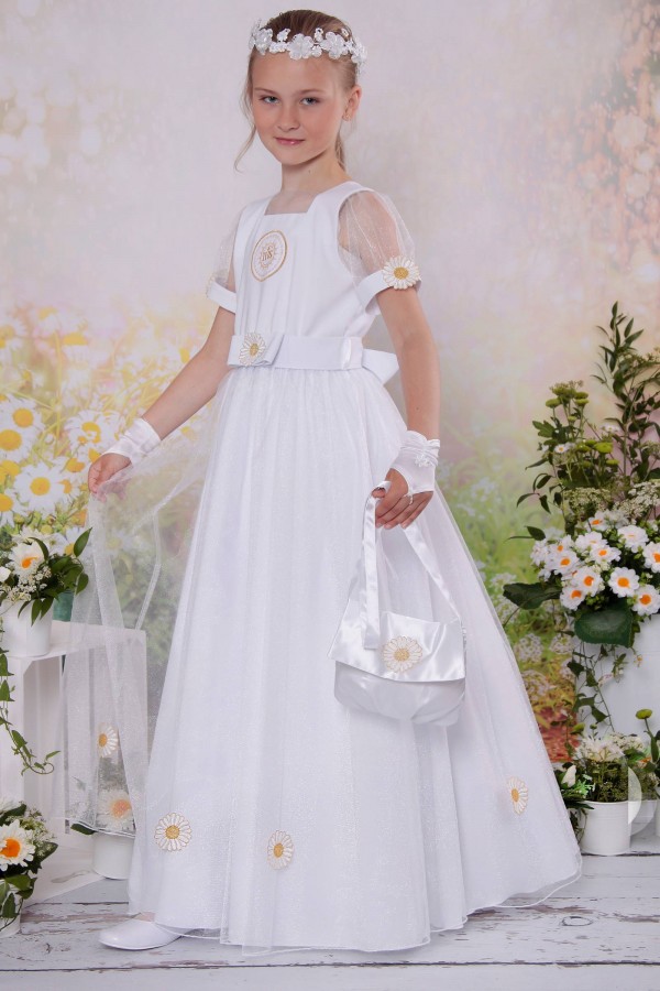 Sukienka komunijna klasyczna 25/UK-SK - obraz 1