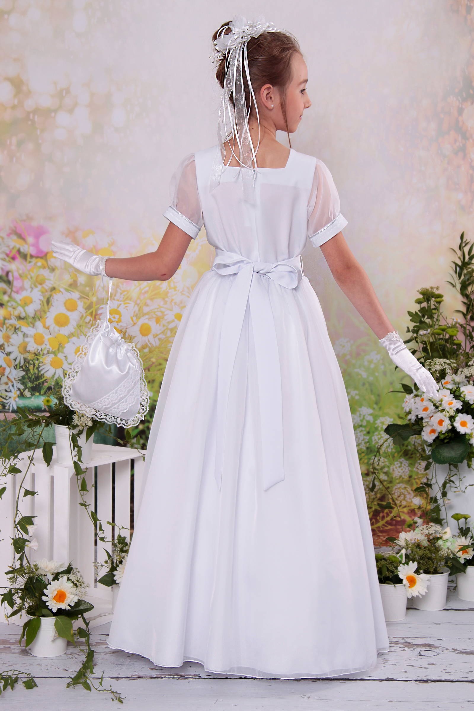 Sukienka komunijna klasyczna 26/UK-SK - obraz 6