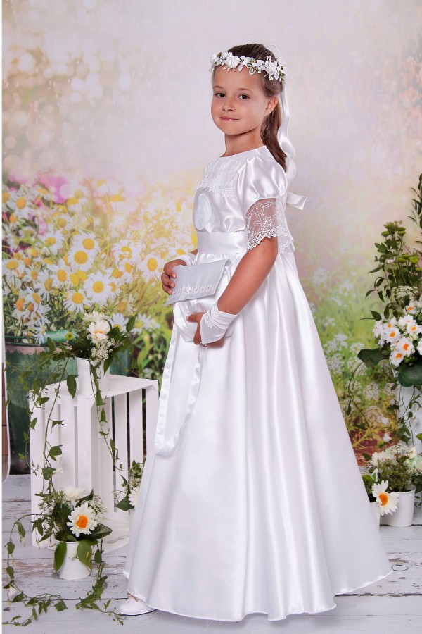 Sukienka komunijna klasyczna 19/UK-SK - obraz 5