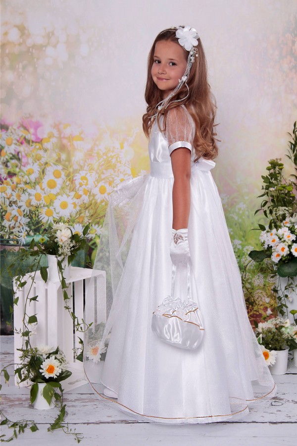 Sukienka komunijna klasyczna 23/UK-SK - obraz 5