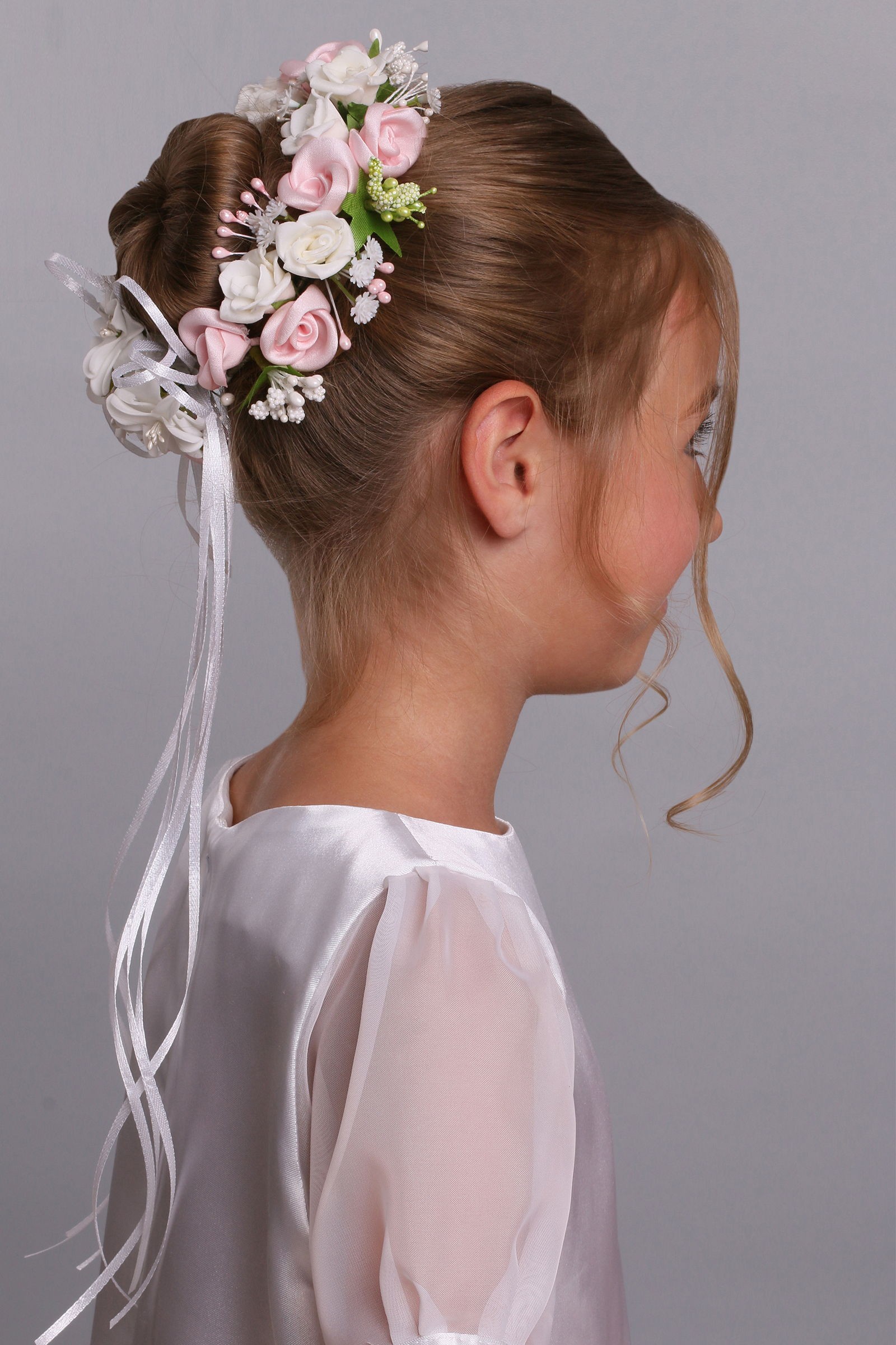 Wianek komunijny jak żywy na koczek UK-WŻK10 - obraz 1