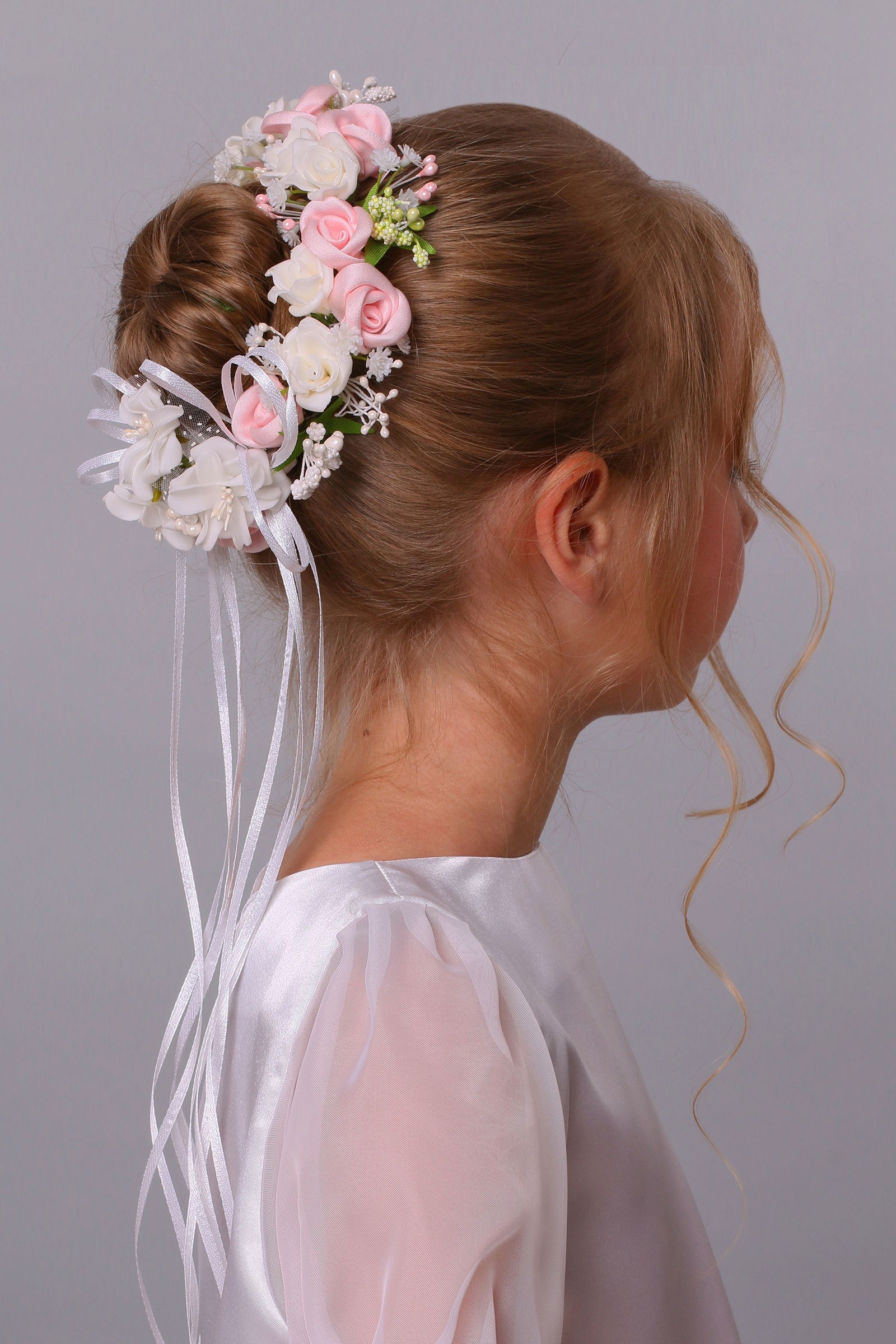 Wianek komunijny jak żywy na koczek UK-WŻK10 - obraz 0