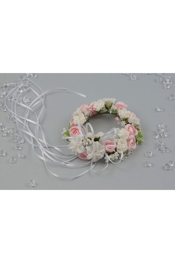 Wianek komunijny jak żywy na koczek UK-WŻK10 - obraz 3