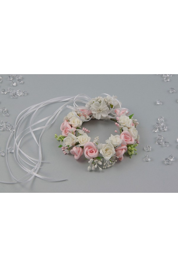 Wianek komunijny jak żywy na koczek UK-WŻK10 - obraz 4