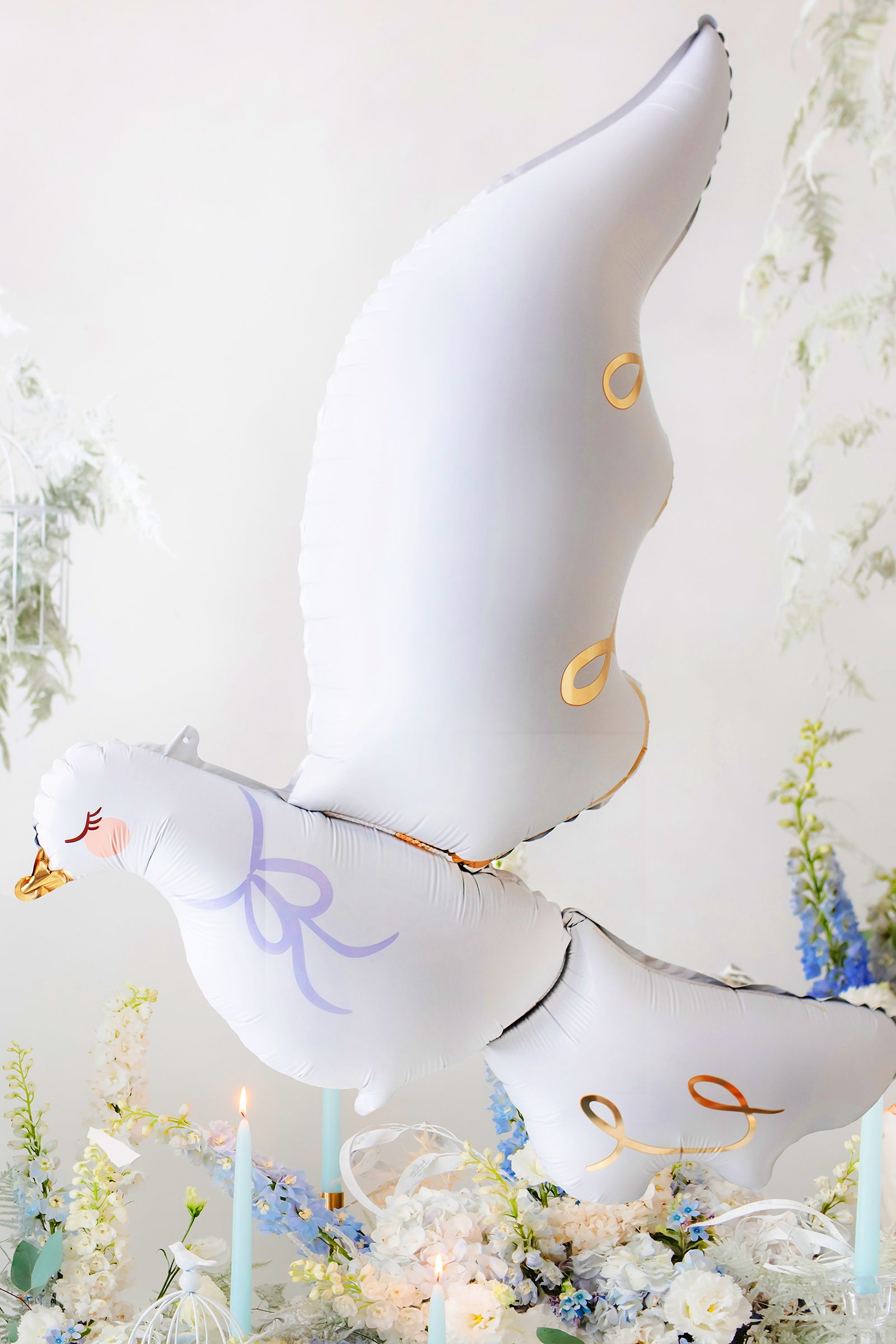 Balon komunijny gołąbek wiosna - obraz 0