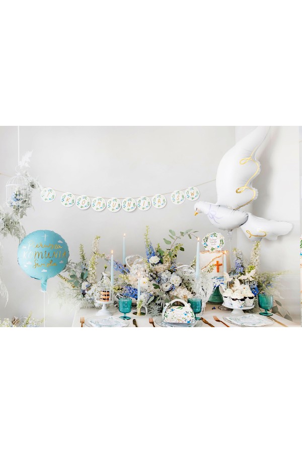 Balon komunijny gołąbek wiosna - obraz 2