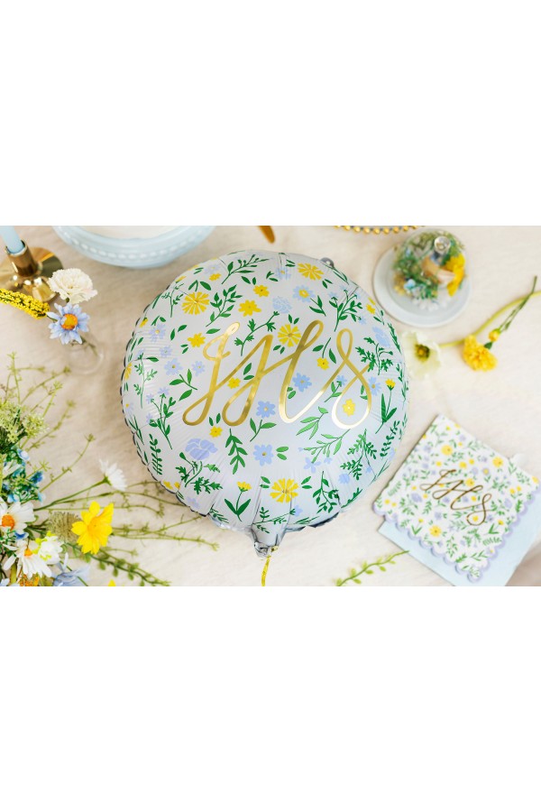 Balon komunijny łączka złote literki - obraz 3