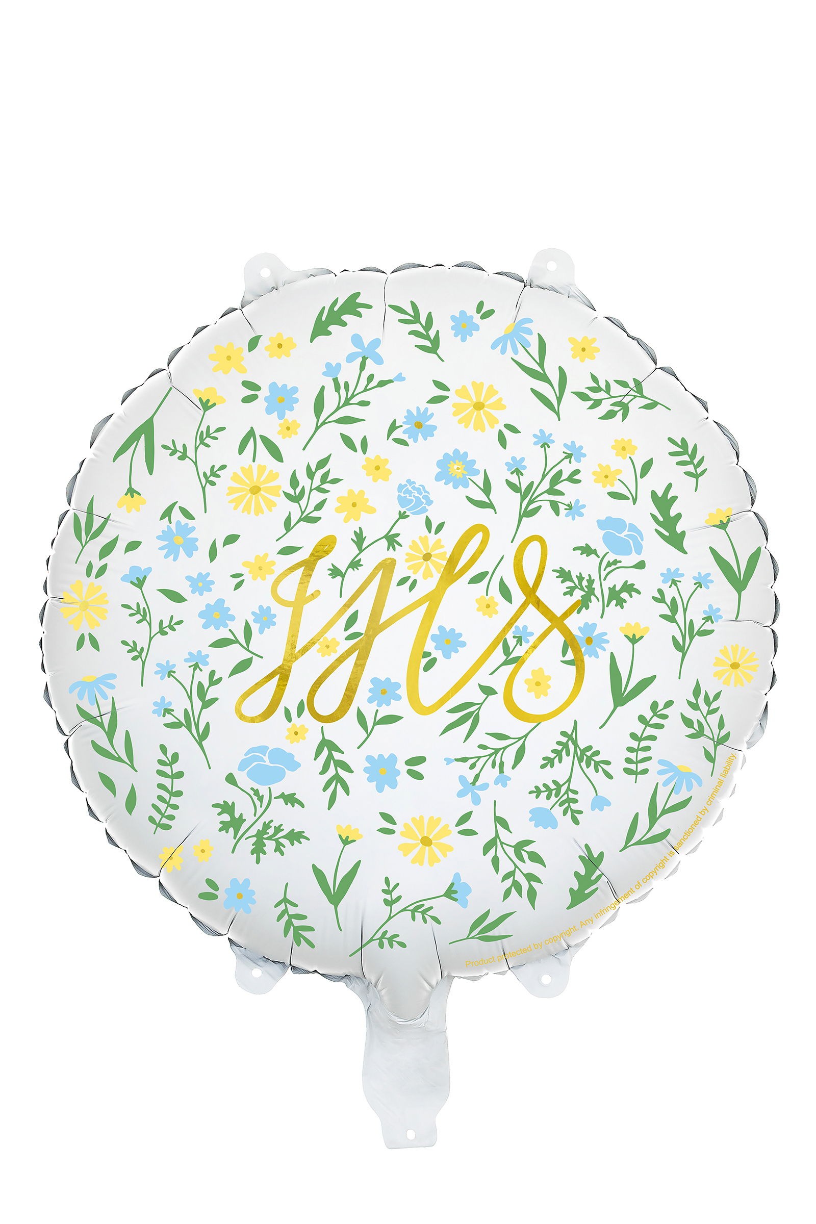 Balon komunijny łączka złote literki - obraz 5