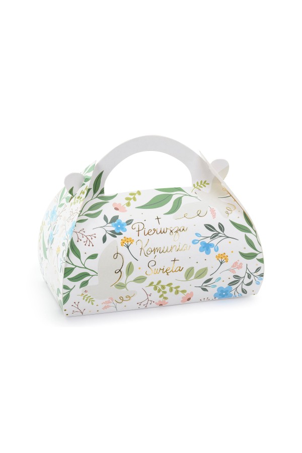 Pudełko na ciasto komunijne Wiosna - obraz 1