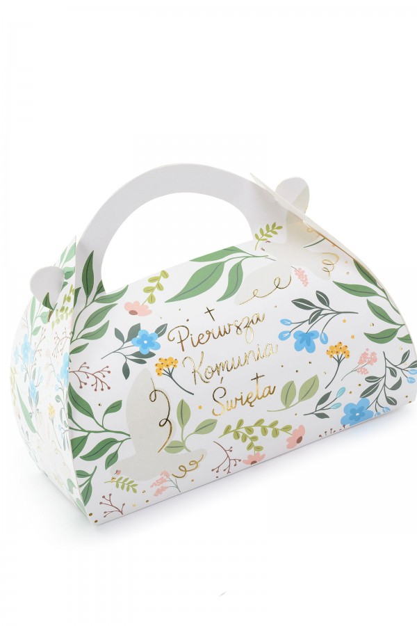 Pudełko na ciasto komunijne Wiosna - obraz 5