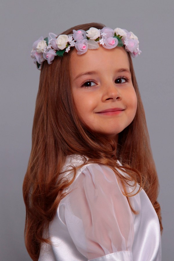 Wianek komunijny klasyczny UK-W14 - obraz 1