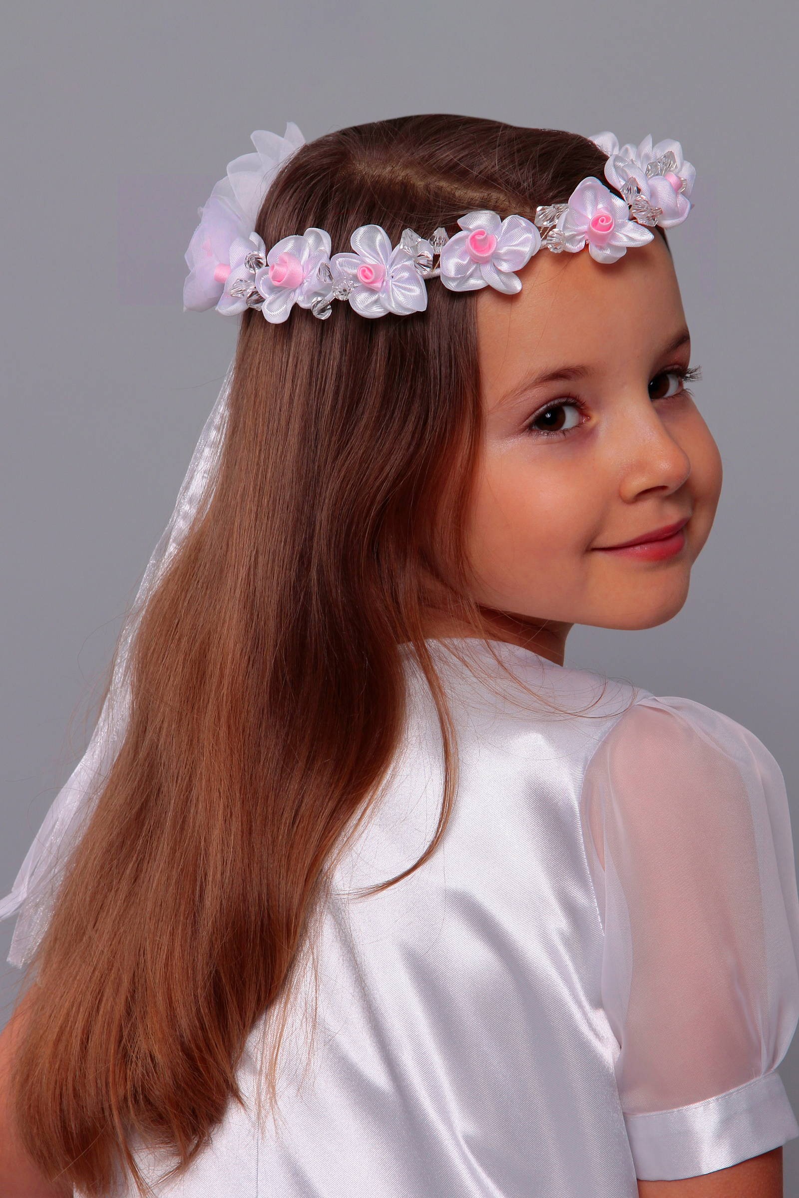 Wianek komunijny delikatny UK-W16 - obraz 0