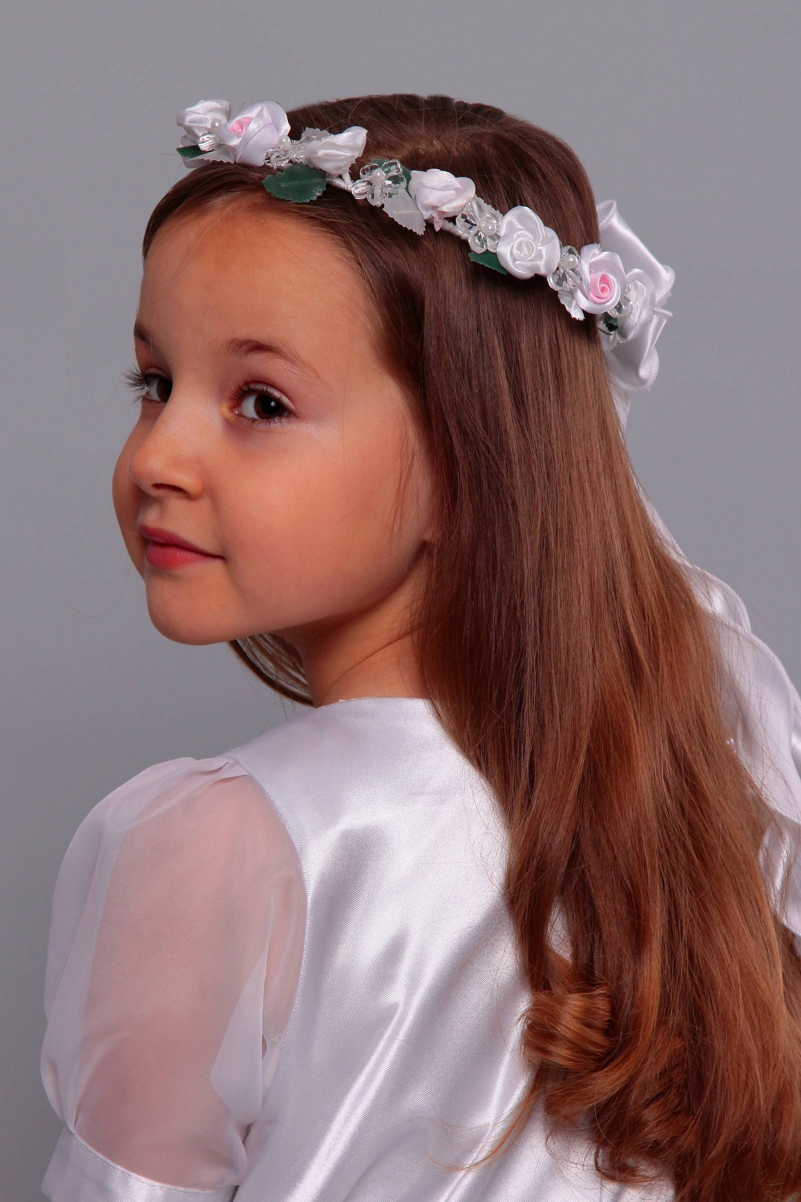 Wianek komunijny delikatny UK-W49 - obraz 0